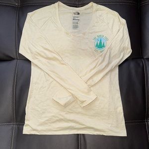 Medium Tan North Face Long Sleeve Shirt